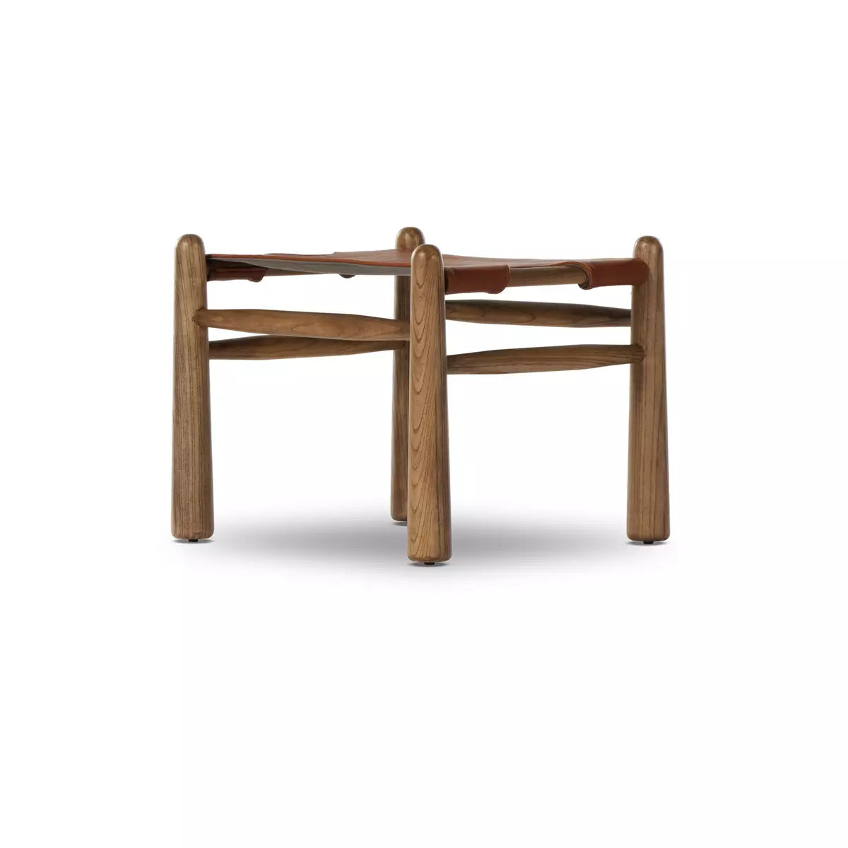 Orlando Leather Ottoman