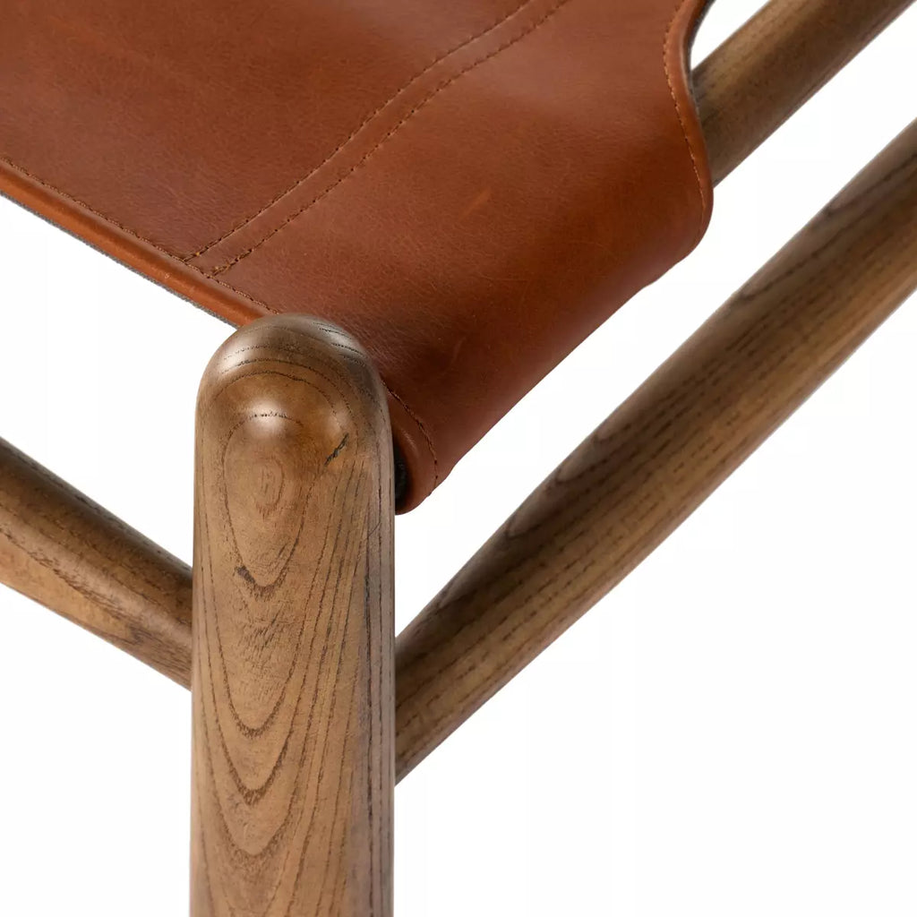 Orlando Leather Ottoman