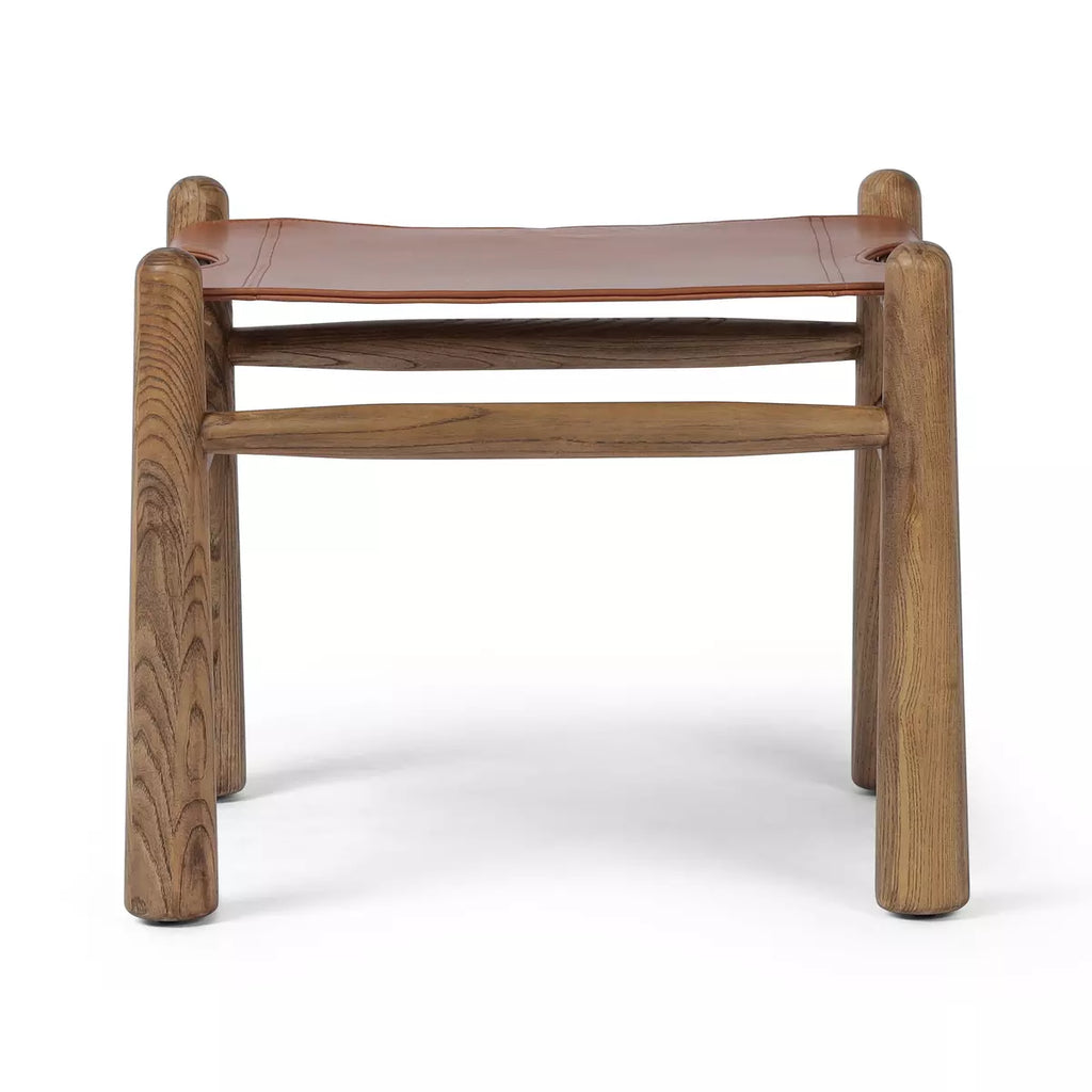 Orlando Leather Ottoman