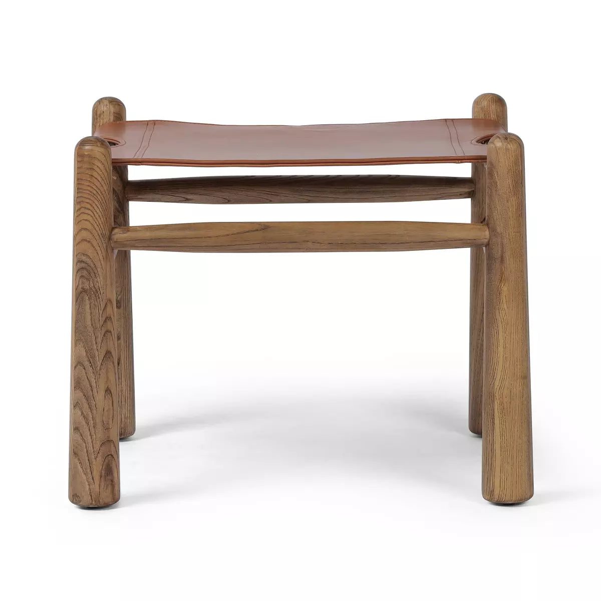 Orlando Leather Ottoman