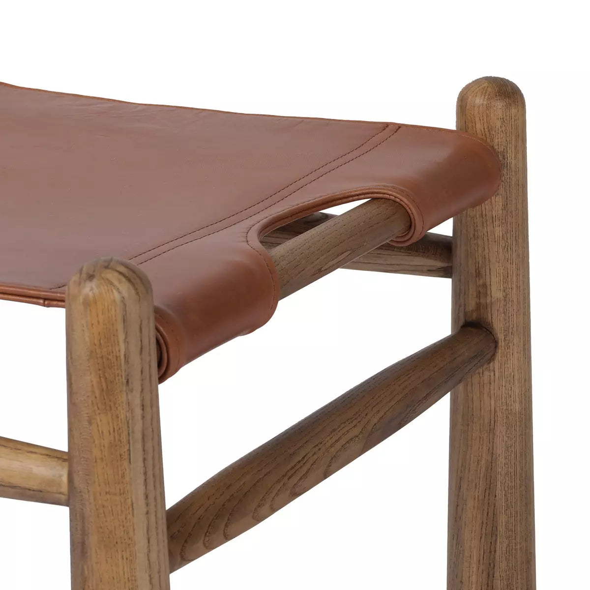 Orlando Leather Ottoman