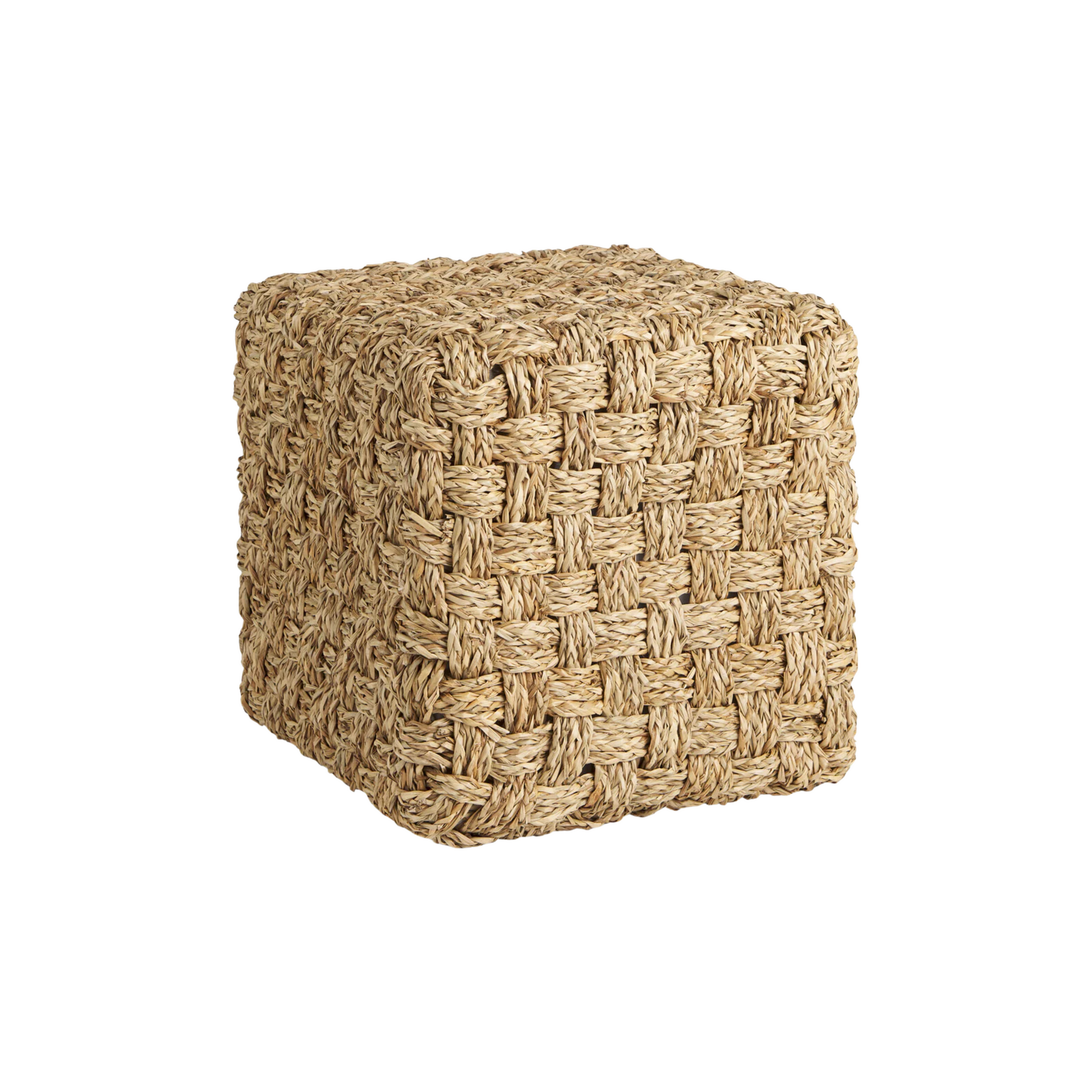 Hannah Seagrass Ottoman