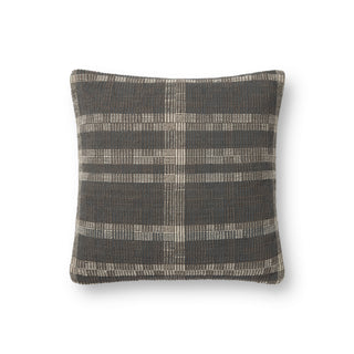 Amber Lewis x Loloi Cove Smoke / Natural Pillow