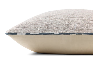 Magnolia Home by Joanna Gaines x Loloi Elara White / Blue Pillow