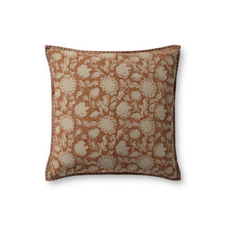 Rust Botanical Pillow