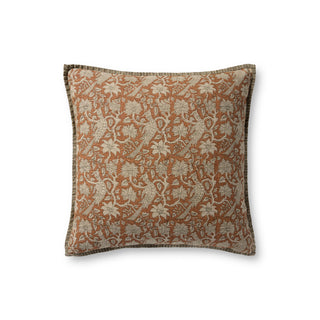 Rust Botanical Pillow