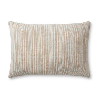 Magnolia Home by Joanna Gaines x Loloi Elaine Cream / Beige Pillow