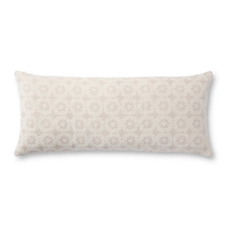 Magnolia Home by Joanna Gaines x Loloi Ava Ivory Pillow
