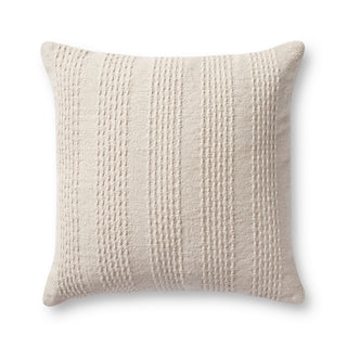 Magnolia Home by Joanna Gaines x Loloi Cameron Ivory Pillow