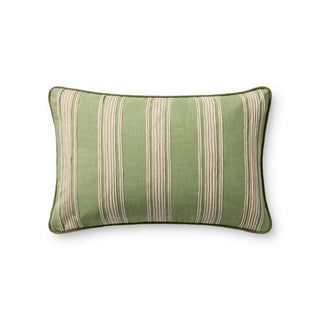 Chris Loves Julia x Loloi Verona Green Pillow