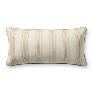 Chris Loves Julia x Loloi Verona Ivory Pillow