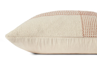 Magnolia Home by Joanna Gaines x Loloi Wells Cream / Terracotta Pillow