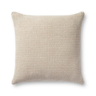 Magnolia Home by Joanna Gaines x Loloi Joy Beige / Ivory Pillow