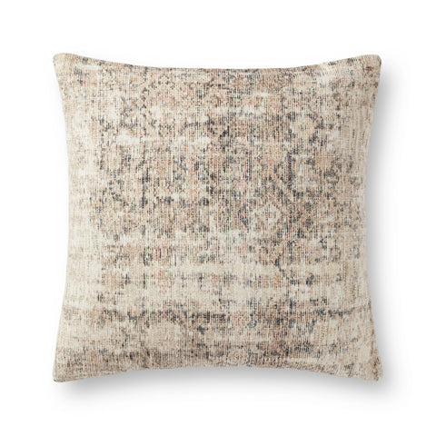 Amber Lewis x Loloi, Antique Ivory / Graphite Pillow