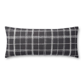 Jean Stoffer x Loloi Bernadette Graphite / Ivory Pillow