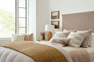 Amber Lewis x Loloi Carla Ivory / Black Pillow