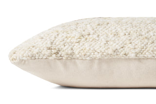 Amber Lewis x Loloi Marie Ivory / Camel Pillow