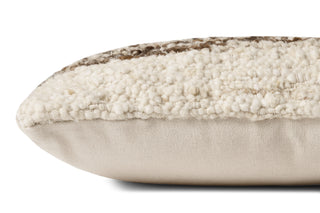 Amber Lewis x Loloi Joan Ivory / Tobacco Pillow