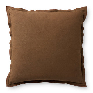 Leanne Ford x Loloi Captain Brown 18'' x 18'' Pillow Cover Only - PLF0003 - 18'' x 18'' Cover Only