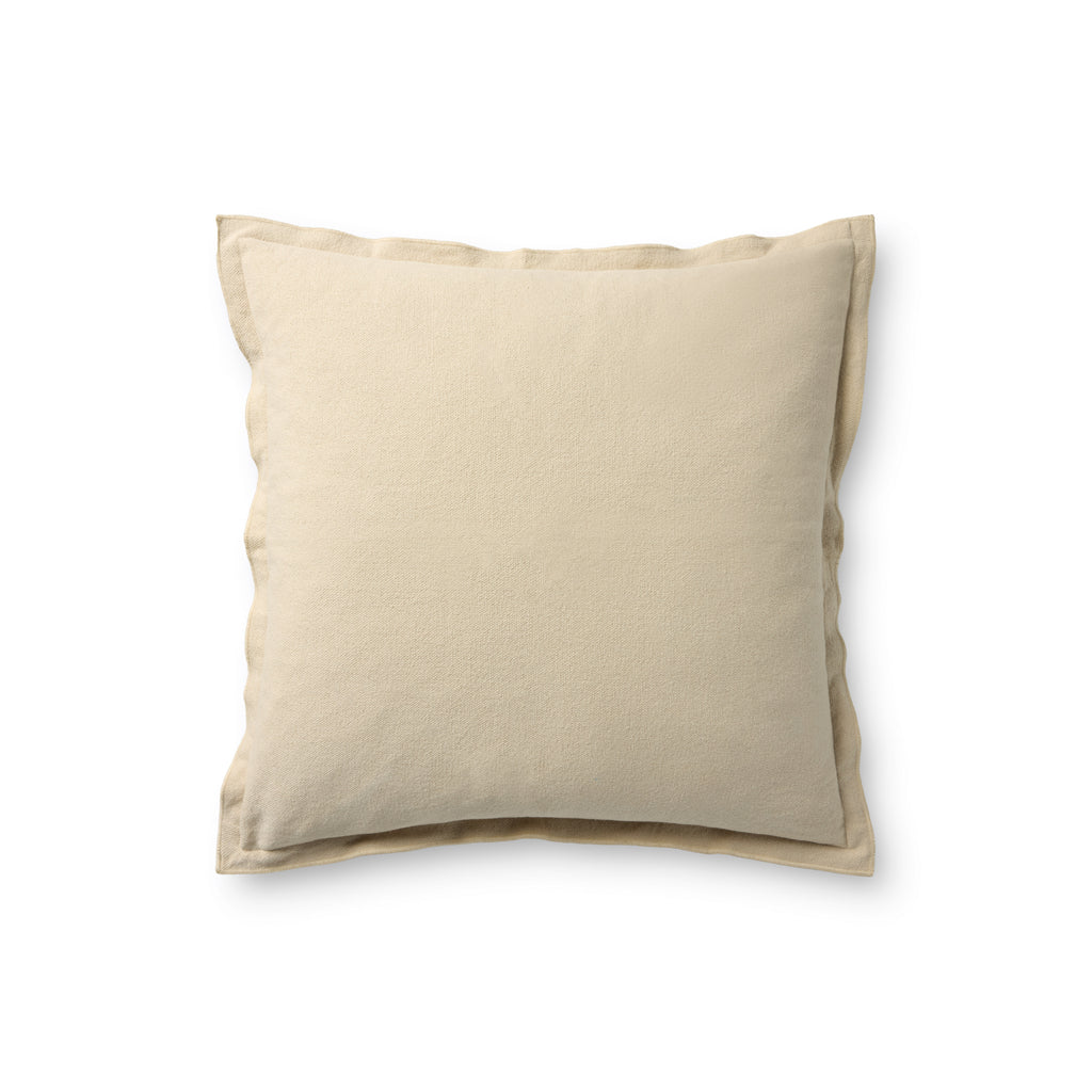 Leanne Ford x Loloi Captain Ivory 26'' x 26'' Pillow Cover Only - PLF0003 - 26'' x 26'' Cover Only