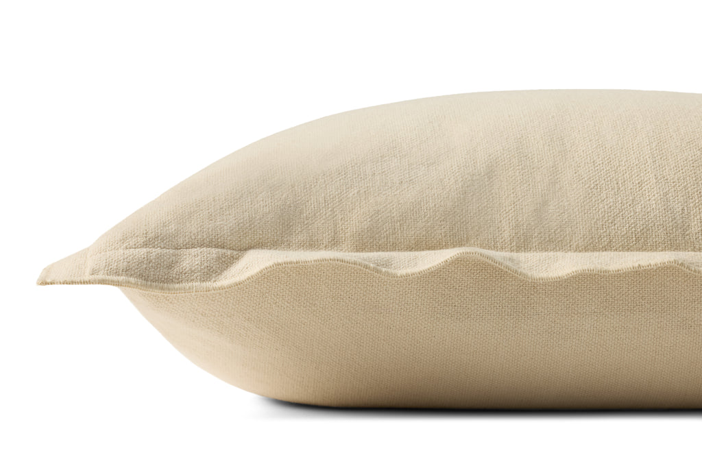 Leanne Ford x Loloi Captain Ivory 26'' x 26'' Pillow Cover Only - PLF0003 - 26'' x 26'' Cover Only