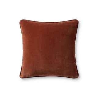 Magnolia Home by Joanna Gaines x Loloi Lydia Chestnut Pillow