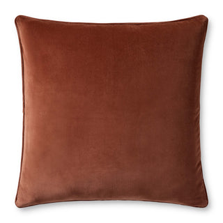 Magnolia Home by Joanna Gaines x Loloi Lydia Chestnut Pillow