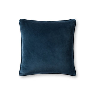 Magnolia Home by Joanna Gaines x Loloi Lydia Dark Blue Pillow