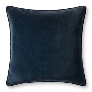Magnolia Home by Joanna Gaines x Loloi Lydia Dark Blue Pillow