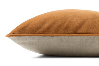 Magnolia Home by Joanna Gaines x Loloi Lydia Rust Pillow