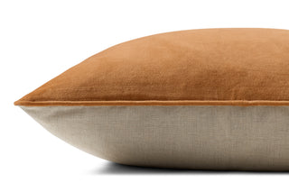 Magnolia Home by Joanna Gaines x Loloi Lydia Rust Pillow