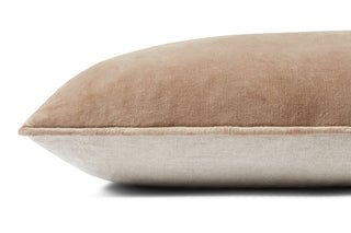 Magnolia Home by Joanna Gaines x Loloi Lydia Taupe / Natural Pillow