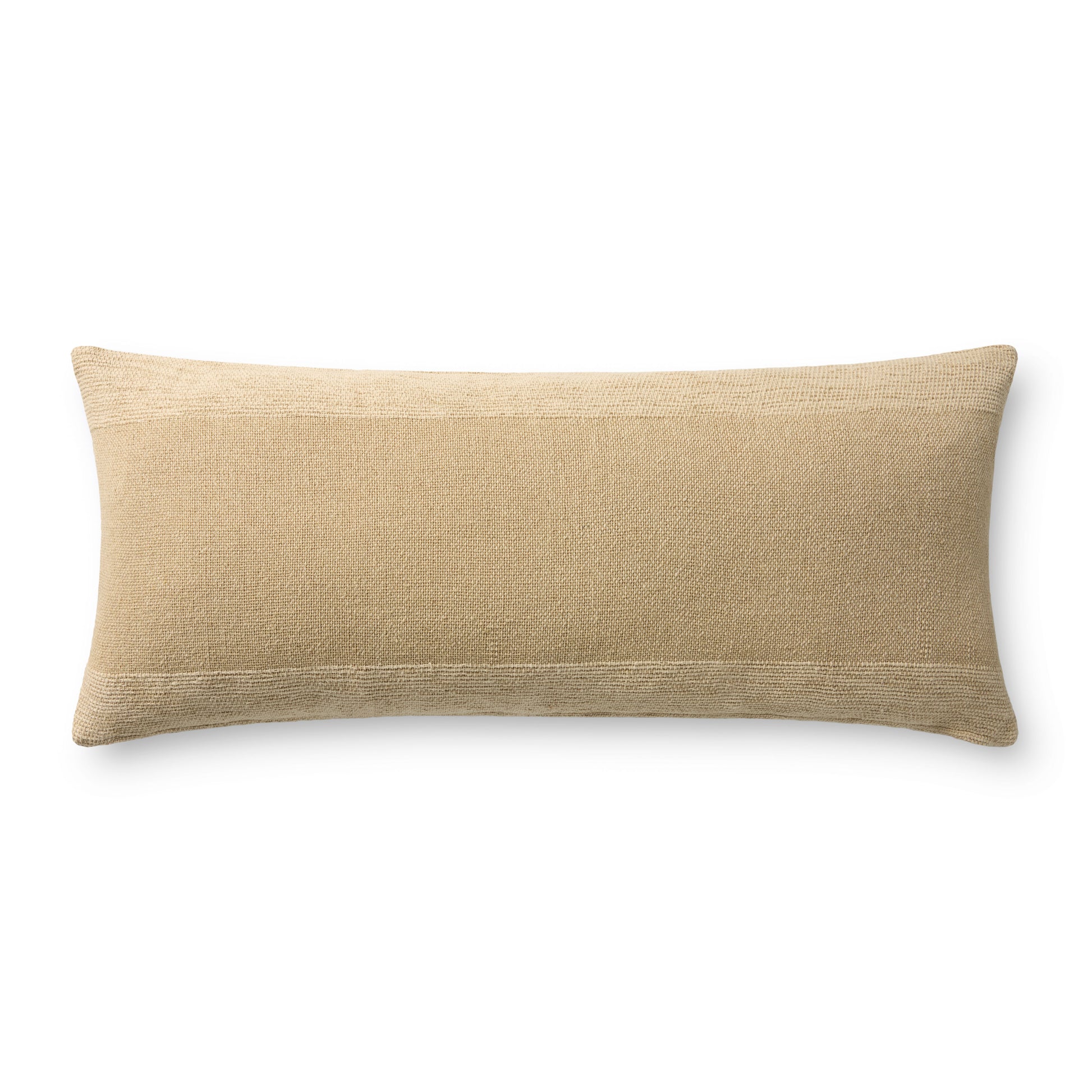 Leanne Ford x Loloi Medlock Beige 13'' x 35'' Cover w/Poly Pillow - PLF0001 - 13'' x 35'' Cover w/Poly