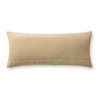 Leanne Ford x Loloi Medlock Beige 13'' x 35'' Cover w/Poly Pillow - PLF0001 - 13'' x 35'' Cover w/Poly