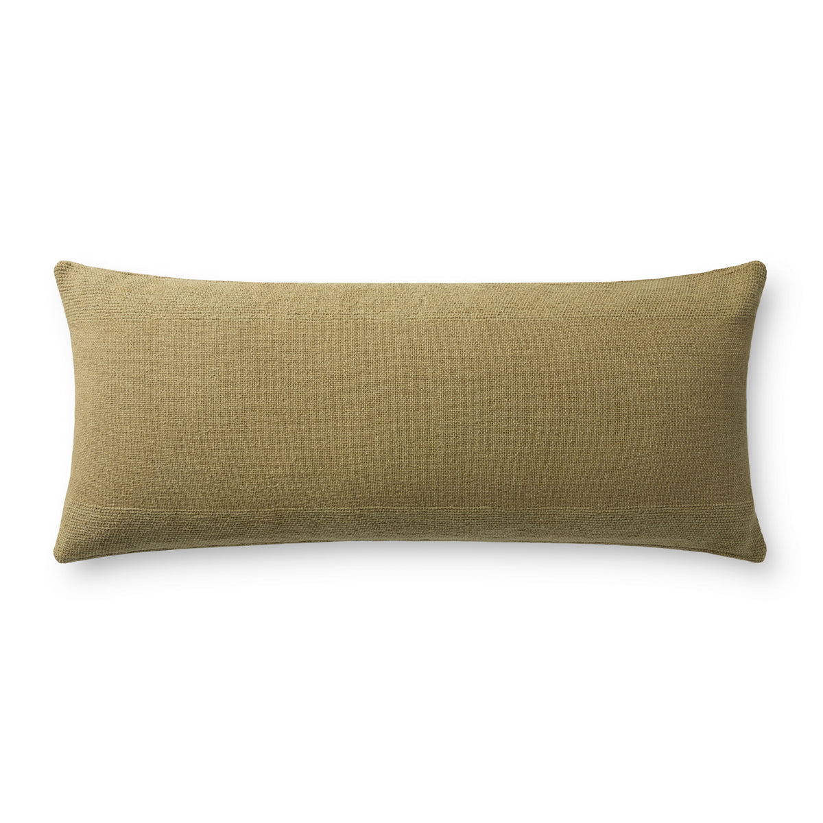 Leanne Ford x Loloi Medlock Olive 13'' x 35'' Cover w/Poly Pillow - PLF0001 - 13'' x 35'' Cover w/Poly