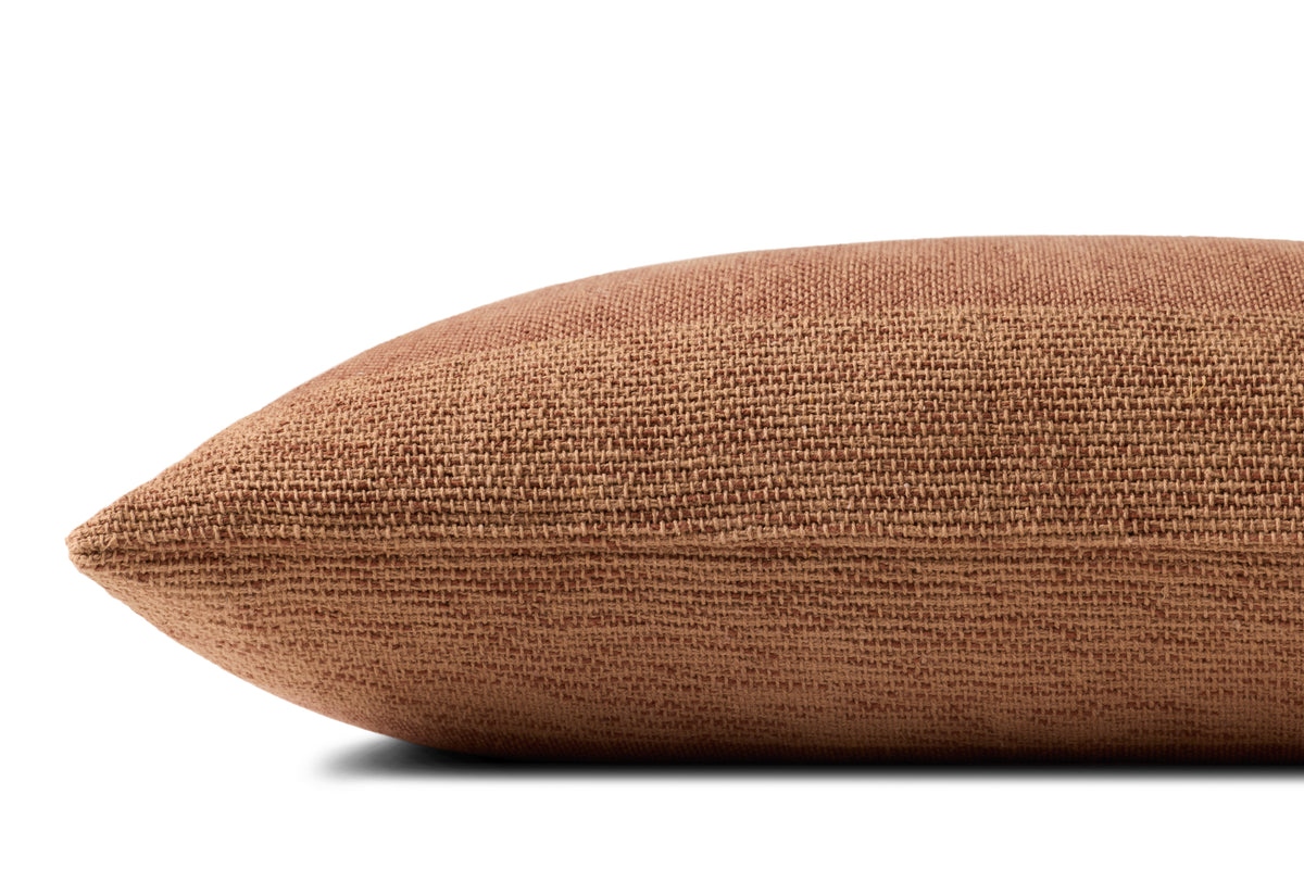 Leanne Ford x Loloi Medlock Rust 13'' x 35'' Cover w/Poly Pillow - PLF0001 - 13'' x 35'' Cover w/Poly