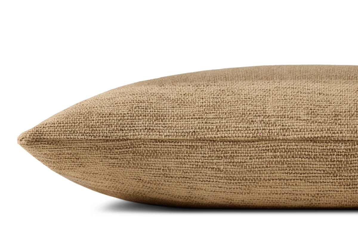 Leanne Ford x Loloi Medlock Tan 13'' x 35'' Cover w/Poly Pillow - PLF0001 - 13'' x 35'' Cover w/Poly