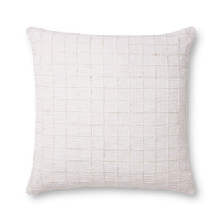 Magnolia Home by Joanna Gaines x Loloi Mary Ivory Pillow
