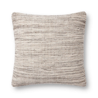 Amber Lewis x Loloi Morro Natural / Grey Pillow