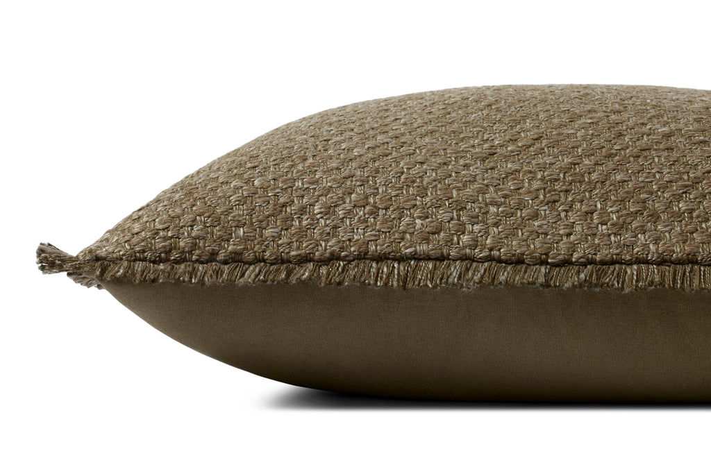 Olive Fringe Pillow
