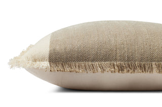 Amber Lewis x Loloi Seraphina Ivory / Earth Pillow