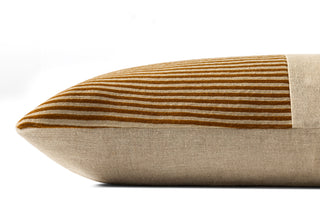 Clay Mustard Stripe Pillow