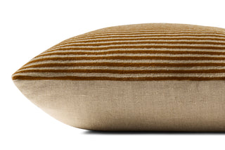 Clay Mustard Stripe Pillow