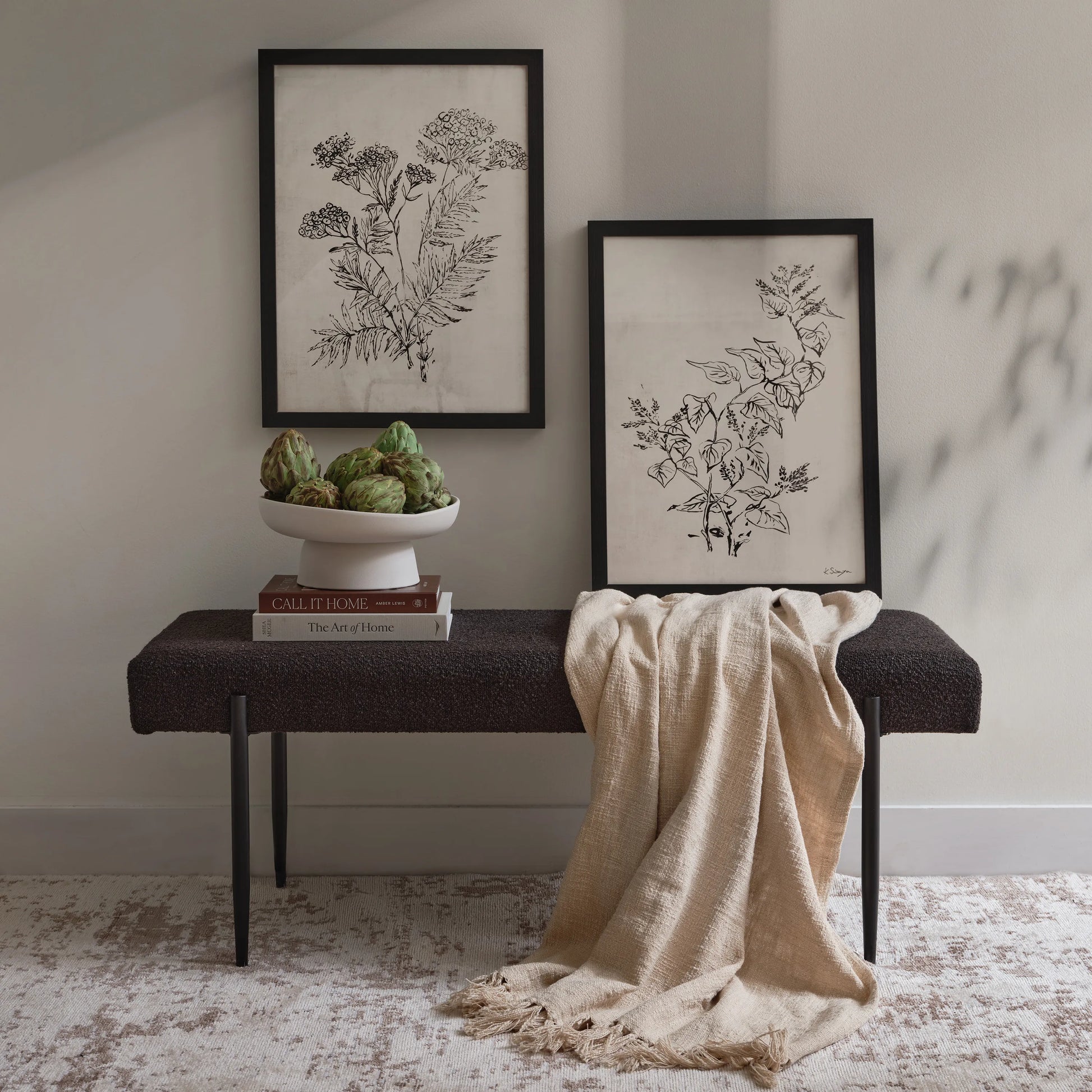 Floral Prints, Set of 4