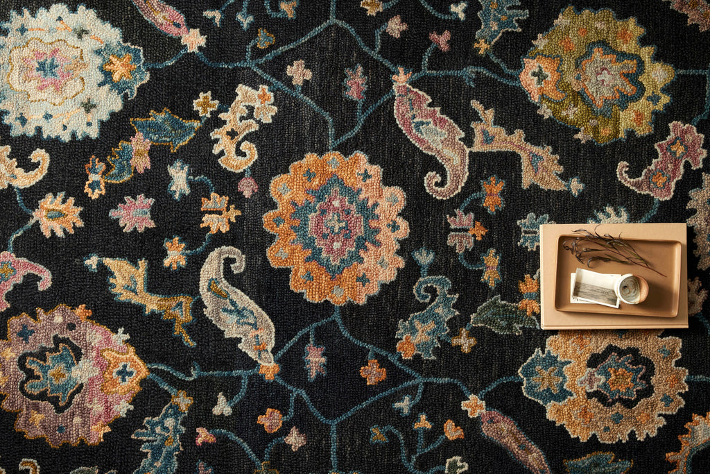 Padma Black / Multi 9'-3" x 13' Area Rug - PMA-01 - 9'-3" x 13'