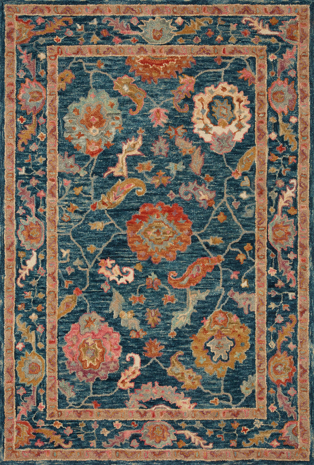 Padma Marine / Multi 9'-3" x 13' Area Rug - PMA-01 - 9'-3" x 13'