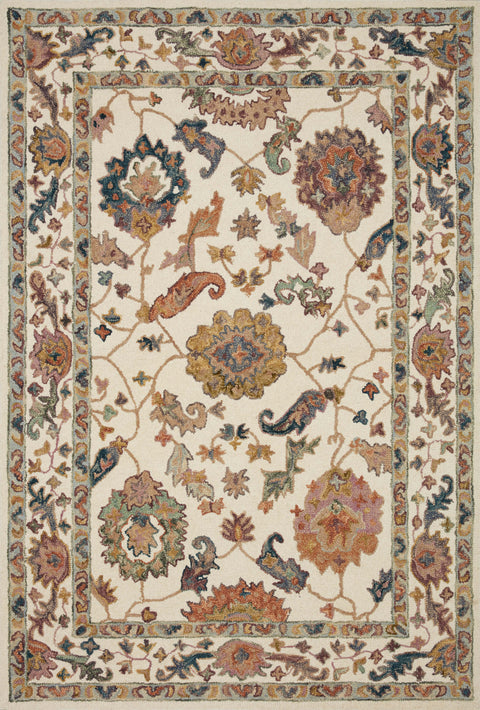 Padma White / Multi 9'-3" x 13' Area Rug - PMA-01 - 9'-3" x 13'