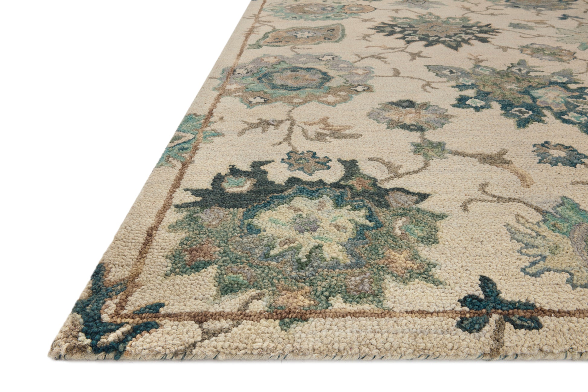 Padma Ivory / Blue 9'-3" x 13' Area Rug - PMA-03 - 9'-3" x 13'