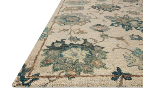 Padma Ivory / Blue 9'-3" x 13' Area Rug - PMA-03 - 9'-3" x 13'