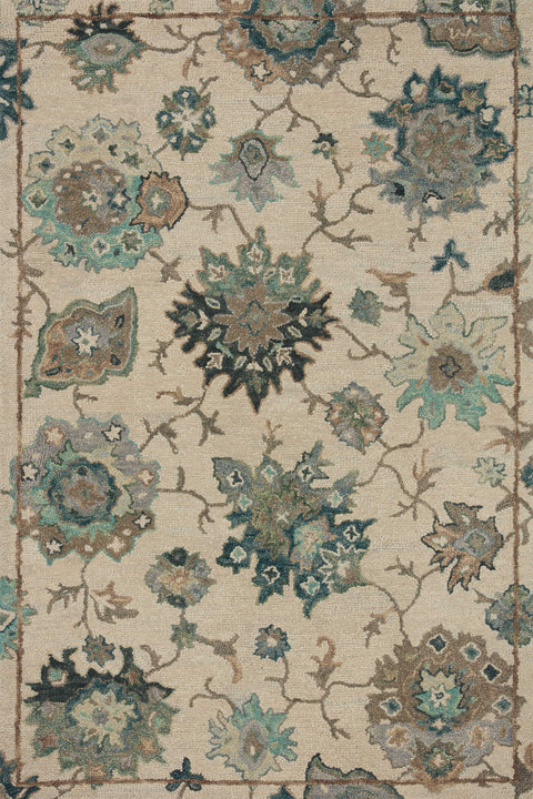 Padma Ivory / Blue 9'-3" x 13' Area Rug - PMA-03 - 9'-3" x 13'